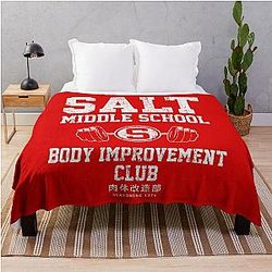 Mob Psycho 100 Blanket - Salt Middle School Body Improvement Club Throw Blanket RB1710 [ID710]