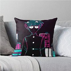 Mob Psycho 100 Pillows - Mob Psycho 100 // Opening City Mob Throw Pillow RB1710 [ID800]