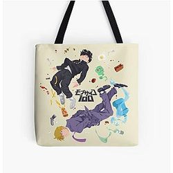Mob Psycho 100 Bags - Shigeo x Reigen All Over Print Tote Bag RB1710 [ID857]