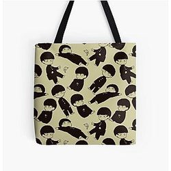 Mob Psycho 100 Bags - Mob Psycho 100 Shigeo Pattern I All Over Print Tote Bag RB1710 [ID868]