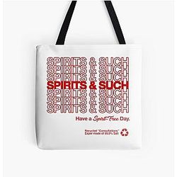Mob Psycho 100 Bags - Reigen Arataka's Spirits and Such: Consultation Office (Red) All Over Print Tote Bag RB1710 [ID860]