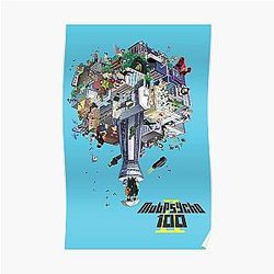 Mob Psycho 100 Posters - Mob Psycho 100 Season 2 Poster Poster RB1710 [ID581]
