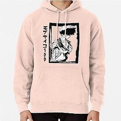 Mob Psycho 100 Hoodies - shimazaki- mob psycho 100 Pullover Hoodie RB1710 [ID964]