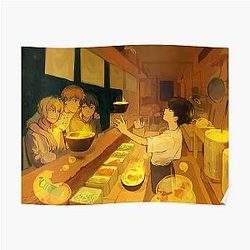 Mob Psycho 100 Posters - MP100 ramen shop Poster RB1710 [ID609]