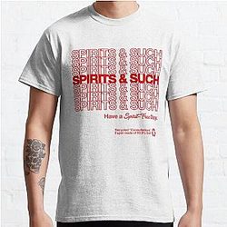Mob Psycho 100 T-Shirts - Reigen Arataka's Spirits and Such: Consultation Office (Red) Classic T-Shirt RB1710 [ID1003]