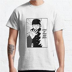Mob Psycho 100 T-Shirts - a sad boy  Classic T-Shirt RB1710 [ID1001]
