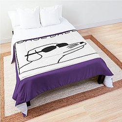modern baseball dog 	 	 Comforter