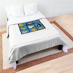 Modern Baseball - Animal Bunch Essential T-Shirt Comforter