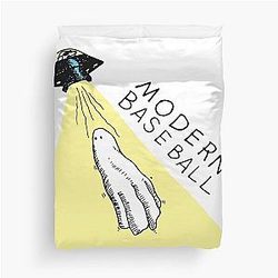 Modern Baseball UFO Duvet Cover