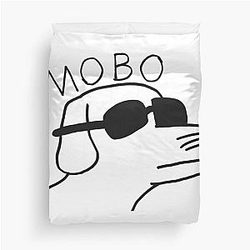 Modern baseball Flag Duvet Cover