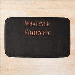 Whatever Forever Modern Baseball Classic T-Shirt Bath Mat