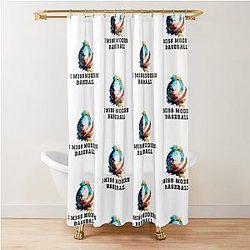 I miss modern baseball t-shirt Shower Curtain
