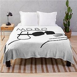 Modern baseball Flag Throw Blanket
