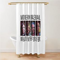 Modern Baseball Classic Shower Curtain