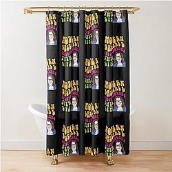 MODERN BASEBALL Shower Curtain
