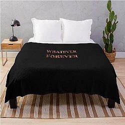 Whatever Forever Modern Baseball Classic T-Shirt Throw Blanket