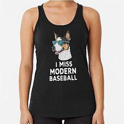 I Miss Modern Baseball Racerback Tank Top