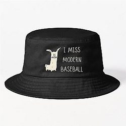 I Miss Modern Baseball Funny Dog Bucket Hat
