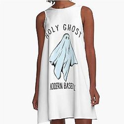 Holy Ghost Modern Baseball A-Line Dress