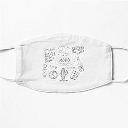 modern baseball flash sheet Flat Mask