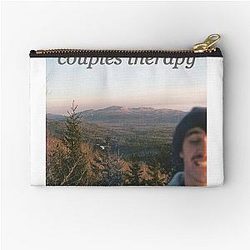 mariettamodern baseball - couples therapy Zipper Pouch