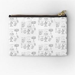 modern baseball flash sheet Zipper Pouch