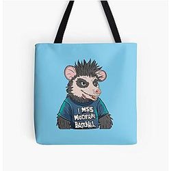I Miss Modern Baseball All Over Print Tote Bag