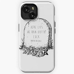 modern baseball tombstone iPhone Tough Case