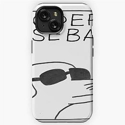 modern baseball dog iPhone Tough Case