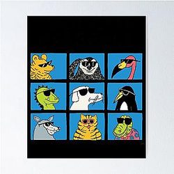 Modern Baseball - Animal Bunch  Poster
