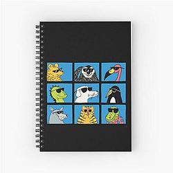 Modern Baseball - Animal Bunch  Spiral Notebook