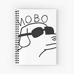 Modern baseball Flag Spiral Notebook