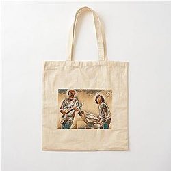 Modern Talking Cotton Tote Bag