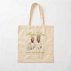 Vintage Modern Talking Anniversary Gift Cotton Tote Bag