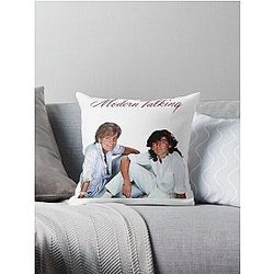 Modern Talking Throw Pillow