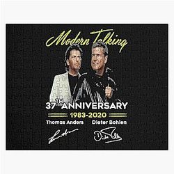 Vintage Modern Talking Anniversary Gift Jigsaw Puzzle