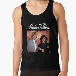 Retro Modern Talking Special Design Tank Top
