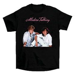 Pink Script Duo Portrait LA 2904 Modern Talking T-Shirts
