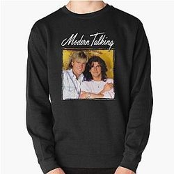 Retro Modern Talking Music Tribute Design Pullover Sweatshirt