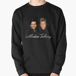 Modern Talking Retro Faded Style Design Pullover Sweatshirt
