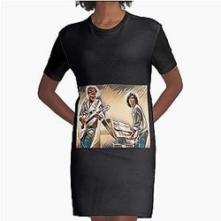 Modern Talking Graphic T-Shirt Dress