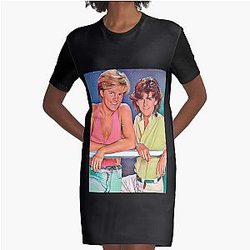 MODERN TALKING Graphic T-Shirt Dress