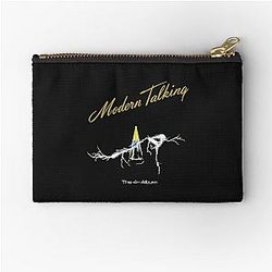 Modern Talking Black Essential Zipper Pouch
