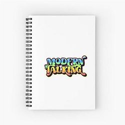 Modern Talking retro Spiral Notebook