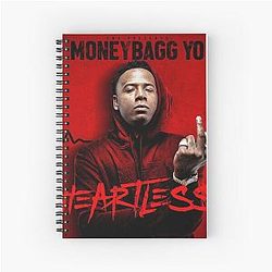 Moneybagg Yo - Heartless album 2017 Spiral Notebook