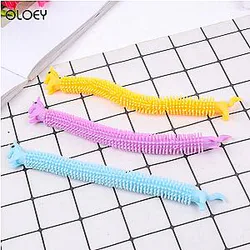 3 Pieces Random Unicorn Monkey Noodle Fidget Toy For Stress Relief