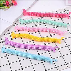 5 Pieces Random Unicorn Monkey Noodle Fidget Toy For Stress Relief