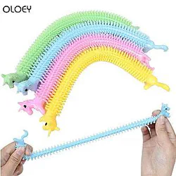 1 Pieces Random Unicorn Monkey Noodle Fidget Toy For Stress Relief