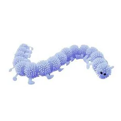 Blue String Worm Monkey Noodle Fidget Toy for Stress Relief