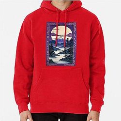Purple moonrise Pullover Hoodie